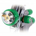 На фото Краскораспылитель Intertool LVLP GREEN 1.3мм, 600мл (PT-0132)