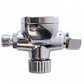 На фото Регулятор давления Intertool с цифрововым манометром для пистолетов покрасочных 1/4" (PT-1424)