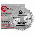 На фото Диск пильный Intertool по дереву с твердосплавными напайками 115*22*1.4мм, 30 зубьев (CT-3012)