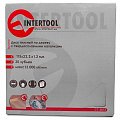 На фото Диск пильный Intertool по дереву с твердосплавными напайками 115*22*1.4мм, 30 зубьев (CT-3012)