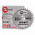 На фото Диск пильный Intertool по дереву с твердосплавными напайками 125*22*1.4мм, 30 зубьев (CT-3013)