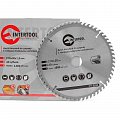 На фото Диск пильный Intertool по дереву с твердосплавными напайками 210*30*1.5мм, 60 зубьев (CT-3024)