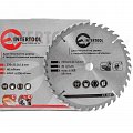 На фото Диск пильный Intertool по дереву с твердосплавными напайками 230*22*1.6мм, 40 зубьев (CT-3044)