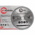 На фото Диск пильный Intertool по дереву с твердосплавными напайками 250*30*1.7мм, 60 зубьев (CT-3052)