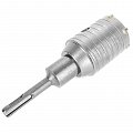 На фото Коронка Intertool по бетону 50мм и переходник SDS Plus 100мм (SD-7050)