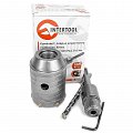 На фото Коронка Intertool по бетону 50мм и переходник SDS Plus 100мм (SD-7050)