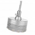 На фото Коронка Intertool по бетону 120мм и переходник SDS Plus 100мм (SD-7120)