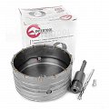 На фото Коронка Intertool по бетону 120мм и переходник SDS Plus 100мм (SD-7120)