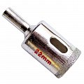 На фото Коронка трубчатая Intertool по стеклу и керамике 22мм (SD-0354)