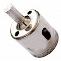 На фото Коронка трубчатая Intertool по стеклу и керамике 30мм (SD-0359)