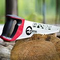 На фото Ножовка Intertool по дереву 400мм с каленым зубом, 3-ая заточка 7 зуб.*1 (HT-3104)