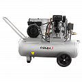 На фото Компрессор двухцилиндровый ременной Sigma 2.5кВт 335л/мин 10бар 50л (2 крана) (7044121)