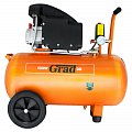 На фото Компрессор одноцилиндровый Grad 1.5кВт 196л/мин 8бар 50л Grad (7043525)