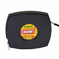 На фото Рулетка стальная лента Sigma 30м*10мм (черная) (3816301)