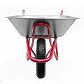 На фото Тачка садово-строительная Intertool 65л, 150кг, 1 колесо 14" 3.50-8 (WB-0615)