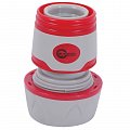 Конектор Intertool с аквастопом 1/2" для шланга 3/4" (GE-1120) На фото Конектор Intertool с аквастопом 1/2" для шланга 3/4" (GE-1120)