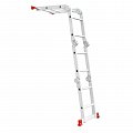 На фото Лестница алюминиевая Intertool трансформер 4*2 ступ. 2.50м (LT-0028)