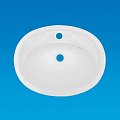 На фото Умывальник Fancy Marble (Буль-Буль) Biancabowl 540 (2105101)
