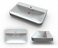На фото Умывальник Fancy Marble (Буль-Буль) Carla 800 (3508101)