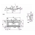 На фото Умывальник Fancy Marble (Буль-Буль) Elina 700 (507101)