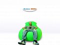 На фото Кресло-трансформер Bel.i.v. MegaBOOM Blue (1167)