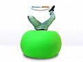 На фото Кресло-трансформер Bel.i.v. MegaBOOM Light Green (1168)