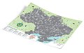 На фото Скретч-карта Travel Map Моя Рідна Україна укр (тубус)
