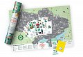 На фото Скретч-карта Travel Map Моя Рідна Україна укр (тубус)