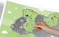 На фото Скретч-карта Travel Map Моя Україна укр (тубус)