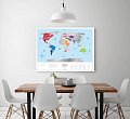 На фото Скретч-карта мира Travel Map Silver World англ (тубус)