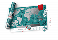 На фото Скретч-карта мира Travel Map Marine World англ (тубус)