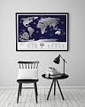 На фото Скретч-карта мир Travel Map Holiday World англ (тубус)