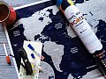 На фото Скретч-карта мир Travel Map Holiday World англ (тубус)