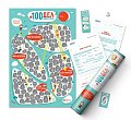 На фото Развивающий скретч-постер для детей 100 ДЕЛ JUNIOR edition рус (тубус)