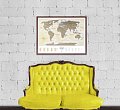 На фото Скретч-карта мира Travel Map Gold World укр (тубус)