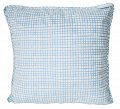 На фото Подушка декоративная Прованс by Andre Tan 45х45 см Голубая клетка (.000177)