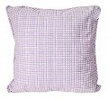 На фото Подушка декоративная Прованс by Andre Tan 45х45 см Сиреневая клетка (.000178)