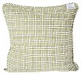 На фото Подушка декоративная Прованс by Andre Tan 45х45 см Оливковая клетка (.000179)