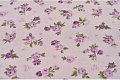 На фото Штора Прованс Lilac Rose Батист 170х145 см 2шт Фиолетовая роза с кантом и мережкой (.003669)