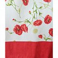 На фото Штора Прованс Маки 170х140 см 2шт Красная (6130)