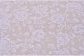 На фото Скатерть Прованс White Rose с кружевом круглая D-140 см (.003798)