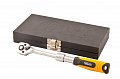 На фото Набор насадок торцевых Mastertool 1/4” с удлиняющейся трещоткой 72 зуба, 45 шт CrV (78-2045)