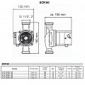На фото Циркуляционный насос SPERONI SCR 25/80-180 (102390300)