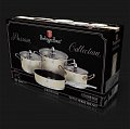 На фото Набор посуды Berlinger Haus Stainless Steel Metallic Cream Passion Collection 7 предметов (BH-1320)