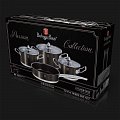 На фото Набор посуды Berlinger Haus Metallic Сarbon Passion Collection 7 предметов (BH-1319)