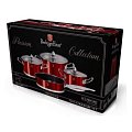 На фото Набор посуды Berlinger Haus Metallic Red Passion Collection 7 предметов (BH-1318)