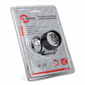 На фото Фонарь Intertool налобный светодиодный, 4 режима работы, 19 LED, батарейки 3 ААА (LB-0301)