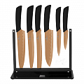 На фото Набор ножей Berlinger Haus Rosegold & Titanium Knives 7 предметов (BH-2083)