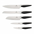 На фото Набор ножей Berlinger Haus Phantom Line 6 предметов  (BH-2167)