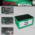 На фото Ящик Toptul с инструментом Pro-Line 3 секции 157ед (GCAZ0011)